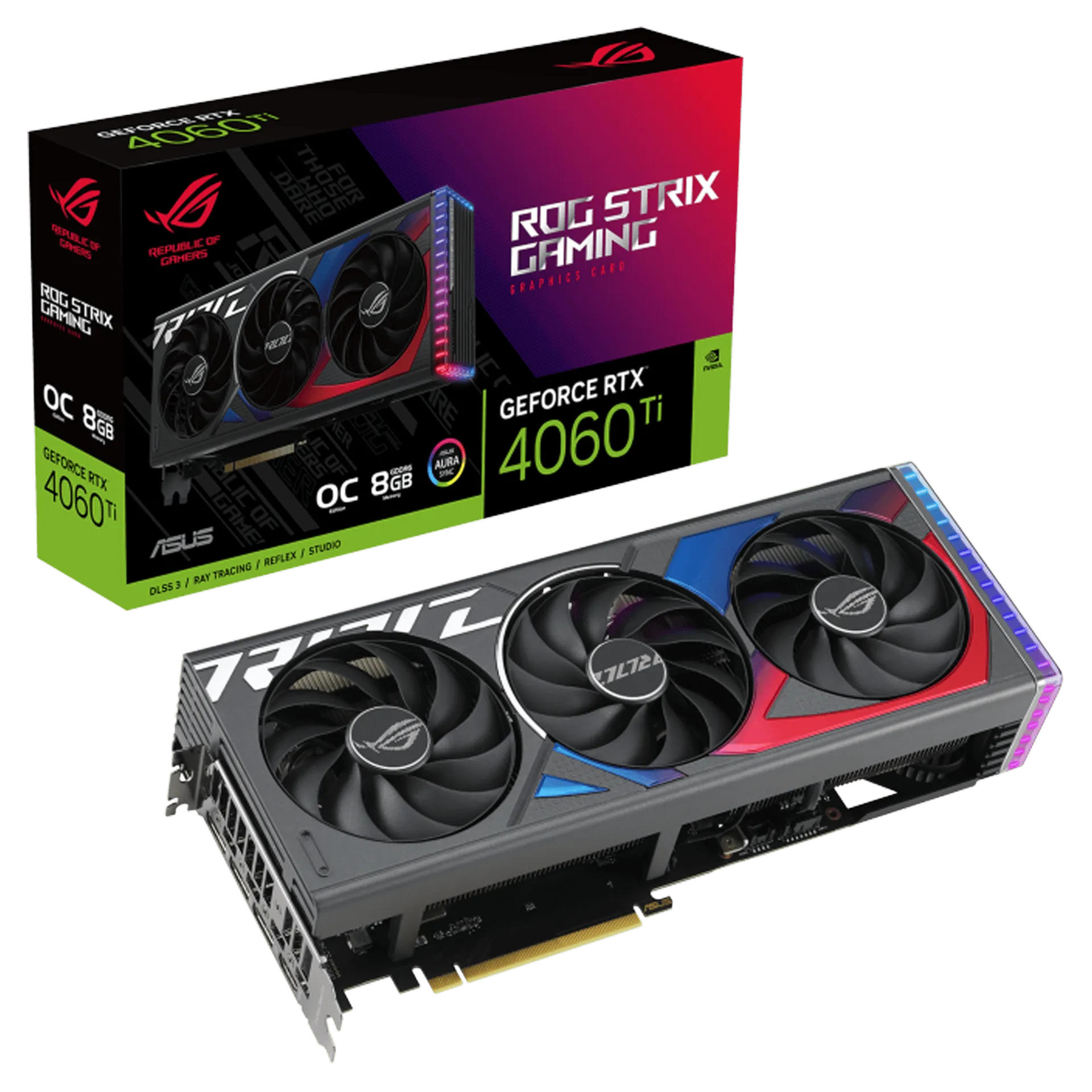 Strix GeForce RTX™ 4060 Ti 8GB GDDR6 OC Edition