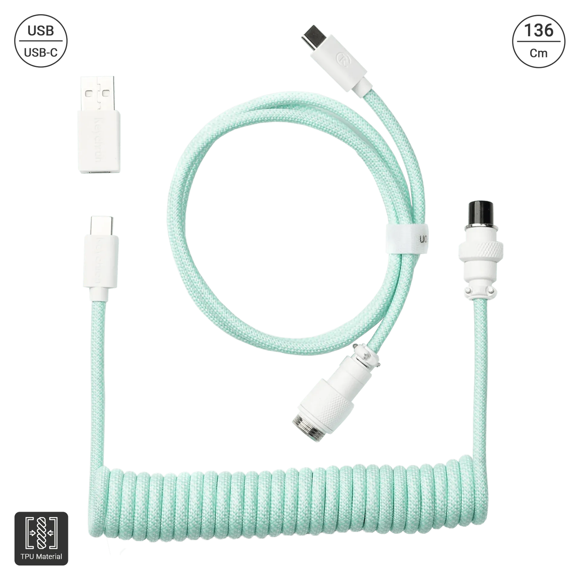 Coiled Aviator Cable