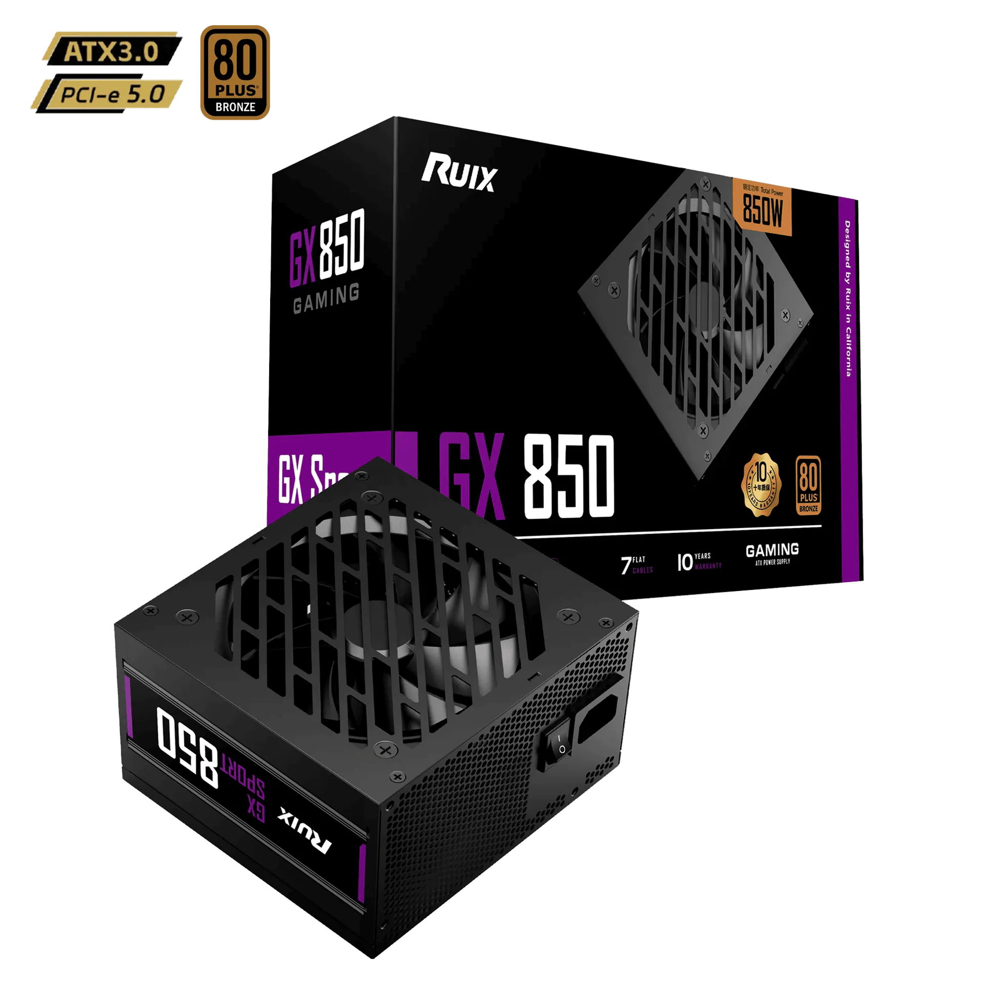 Ruix GX850 80 Plus Bronze (850W)