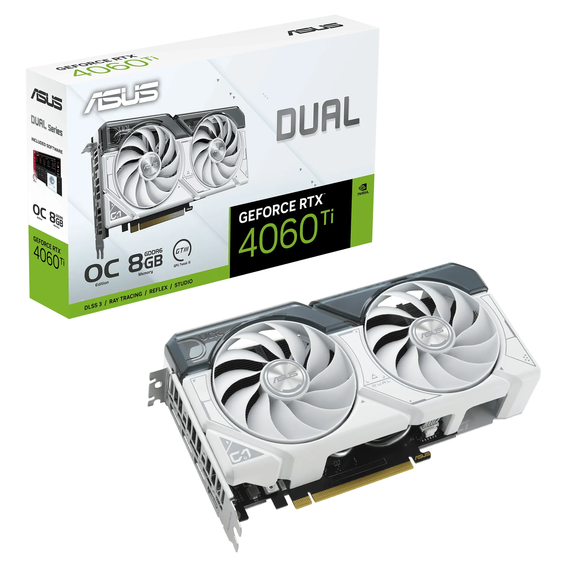 GeForce RTX™ 4060 Ti White OC Edition 8GB GDDR6