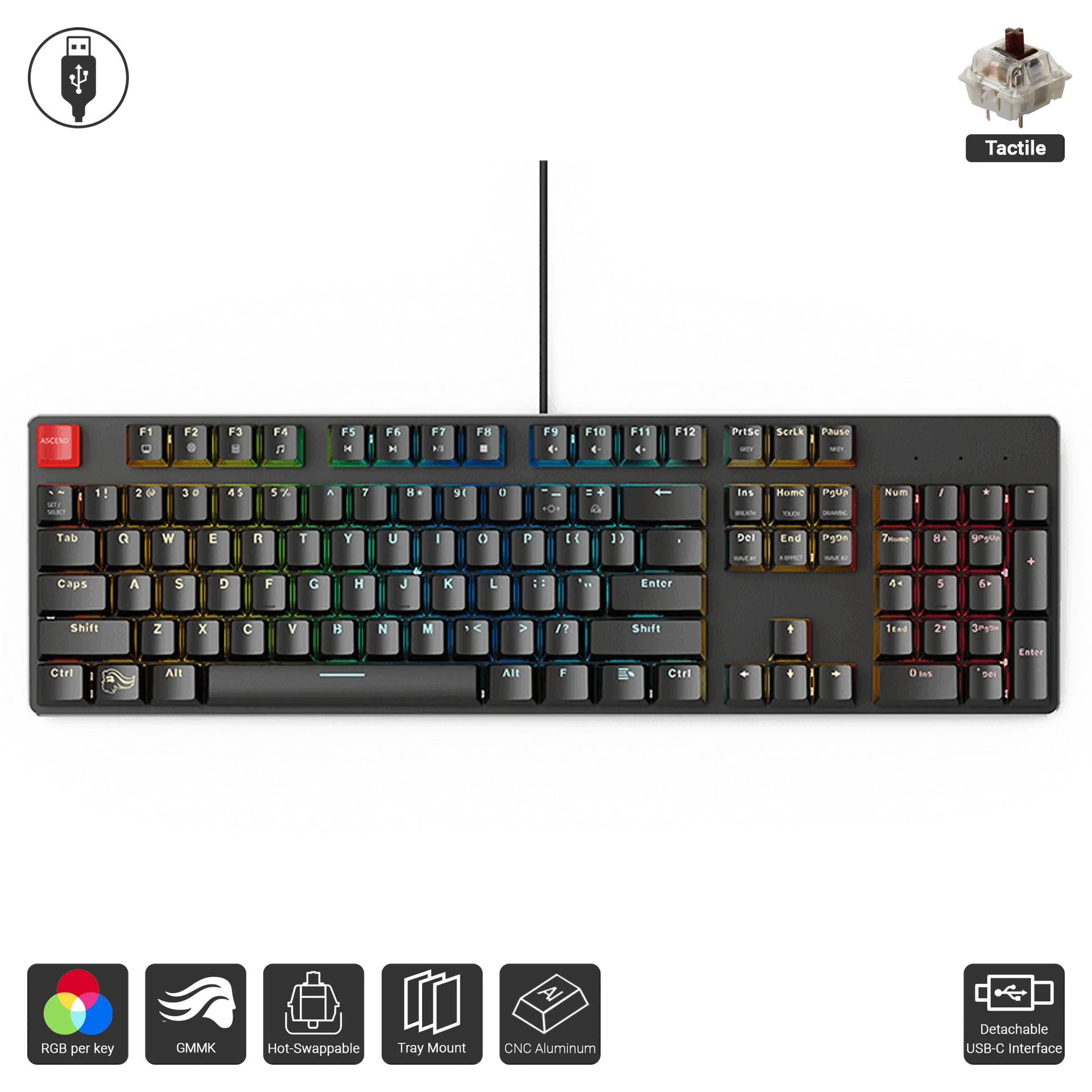 GMMK Tenkeyless  (Fully Assembled)