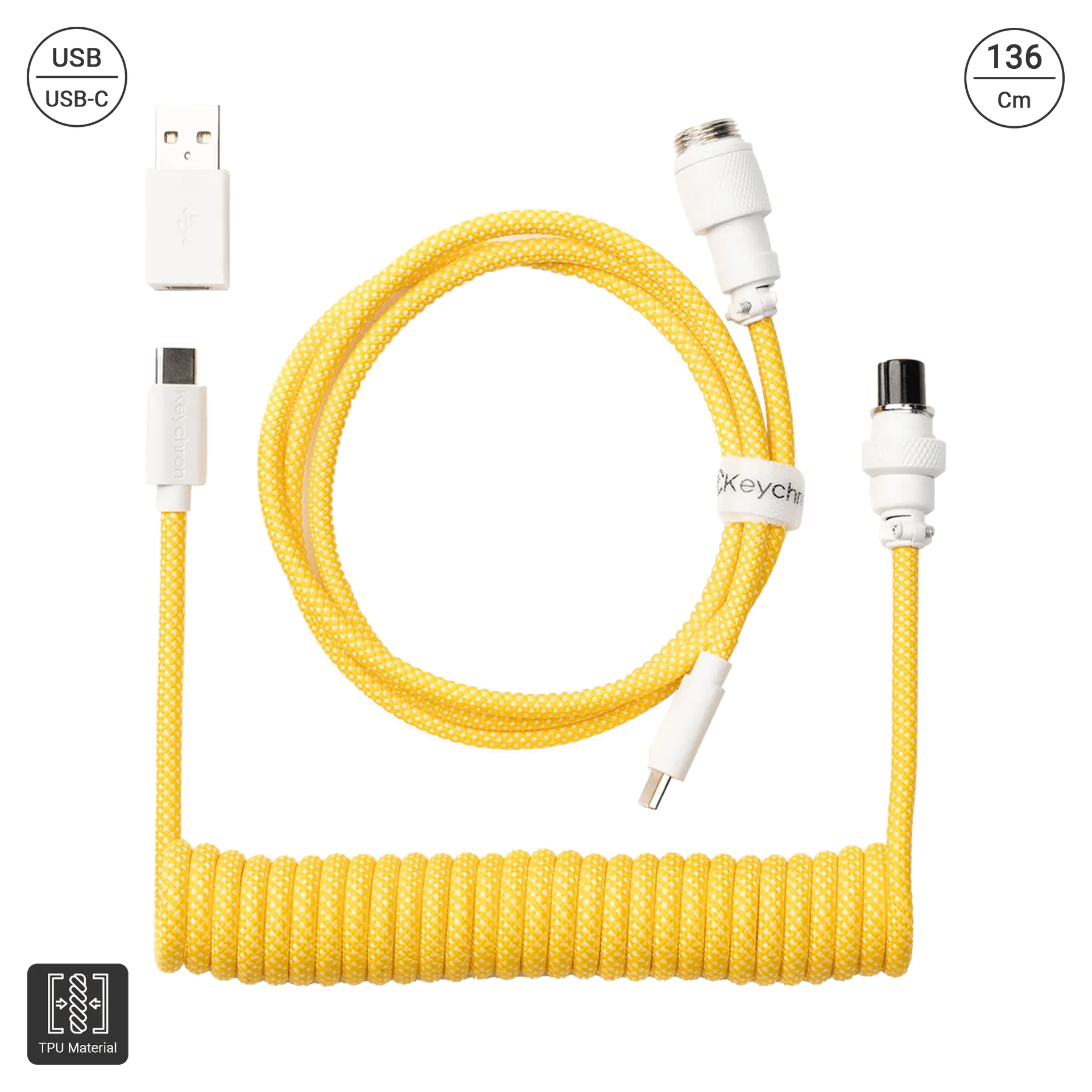 Coiled Aviator Cable