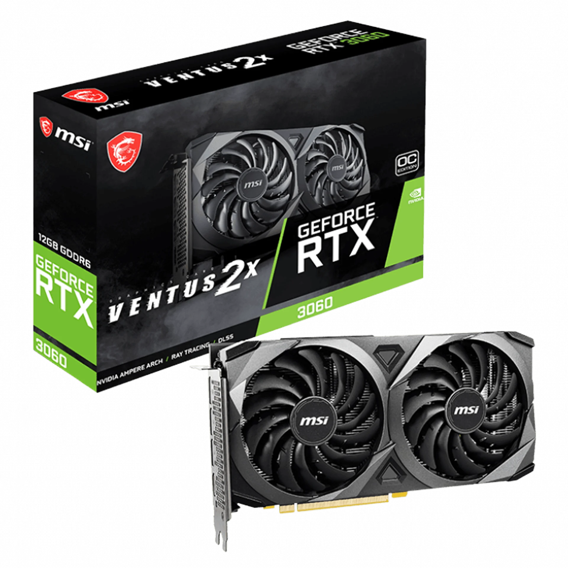 GeForce RTX™ 3060 VENTUS 2X 12G OC