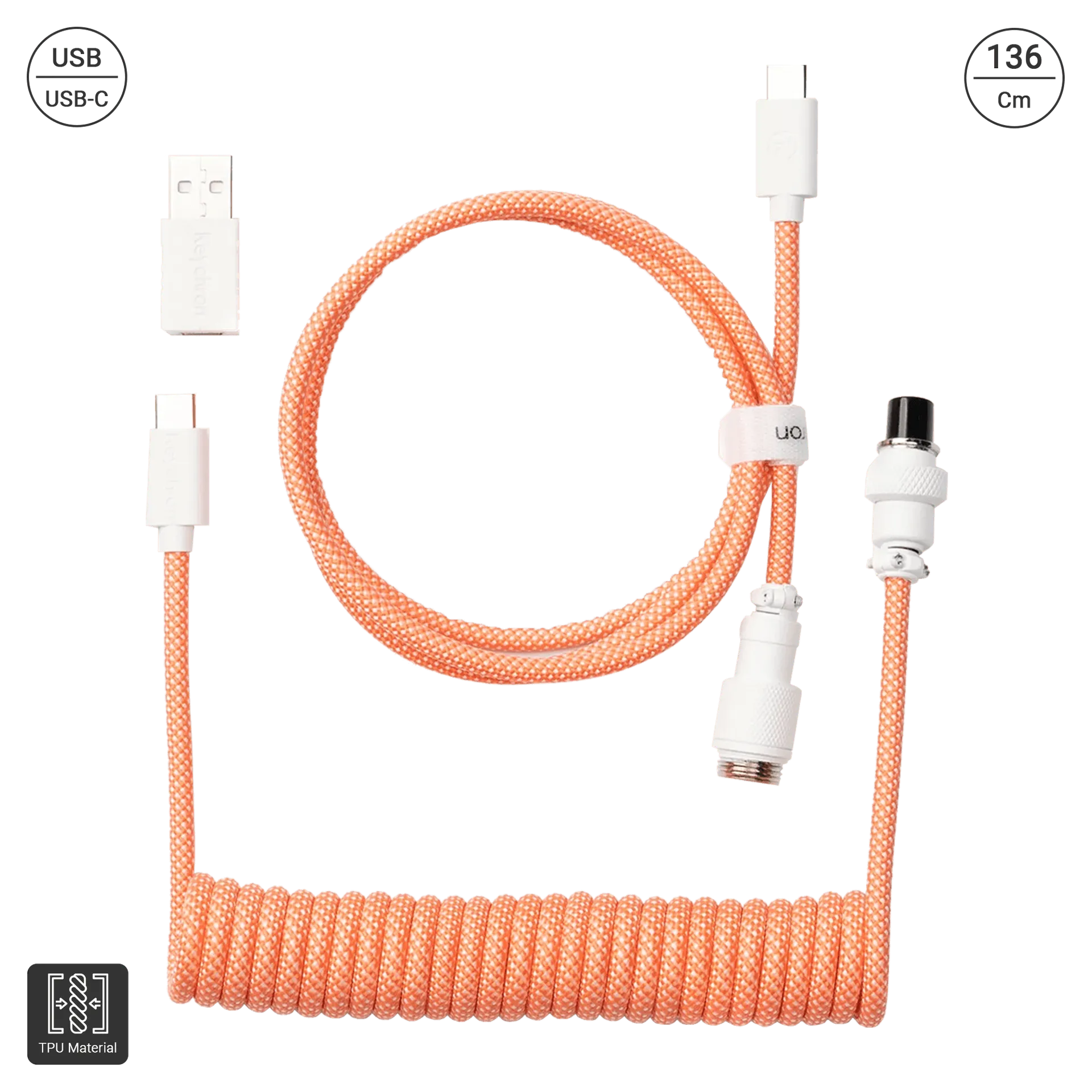 Coiled Aviator Cable