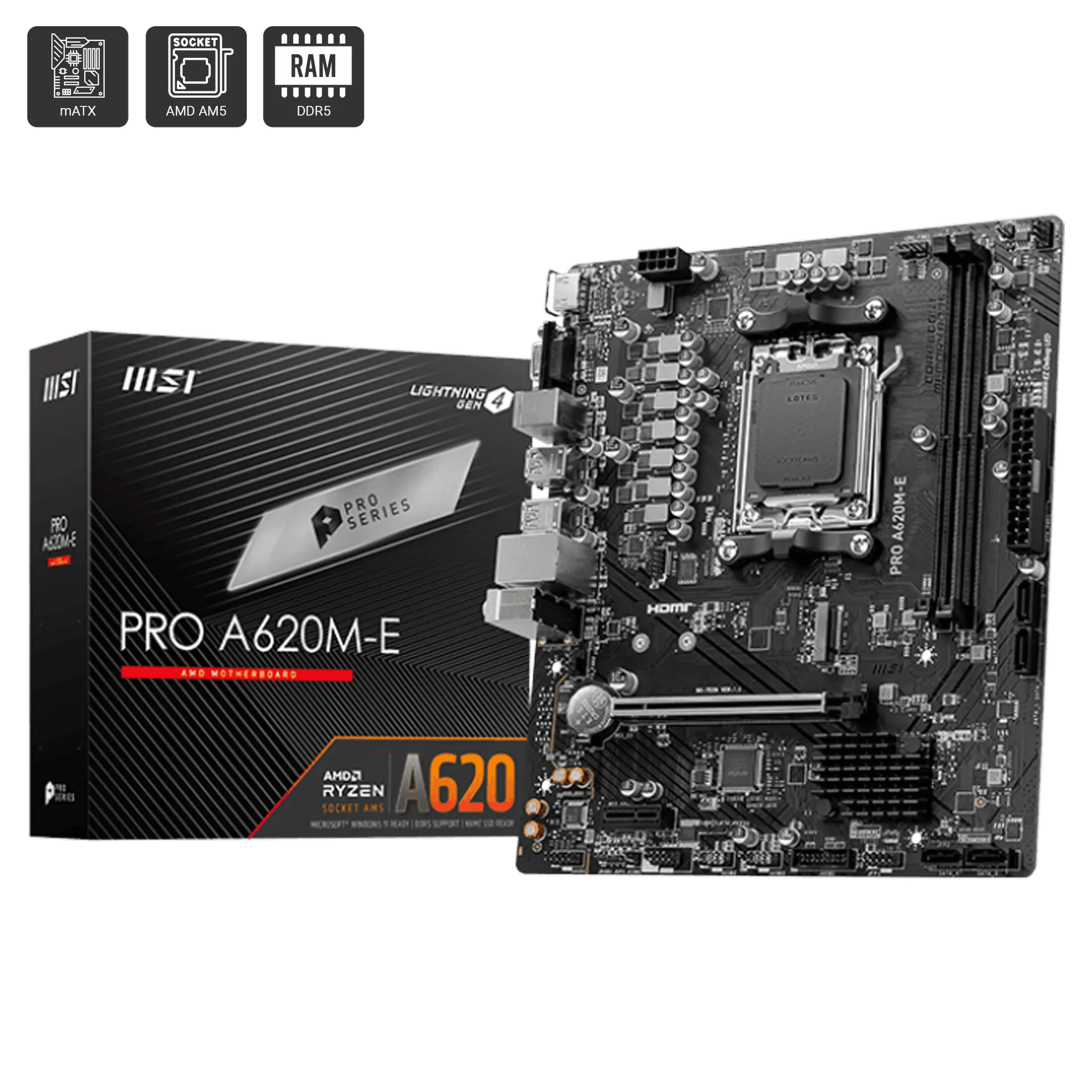 Pro H620M-E DDR5