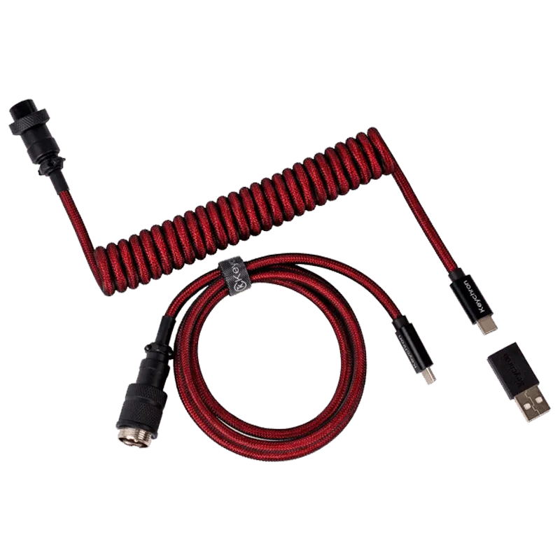 Premium Coiled Aviator Cable - Straight