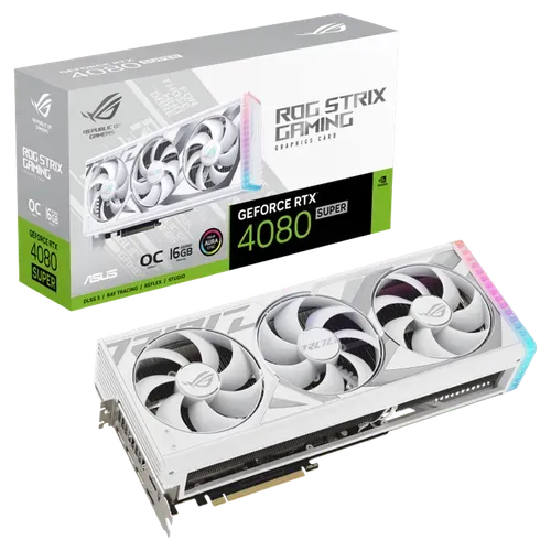 Strix GeForce RTX™ 4080 SUPER 16GB GDDR6X White OC Edition @ TK Computer Cambodia