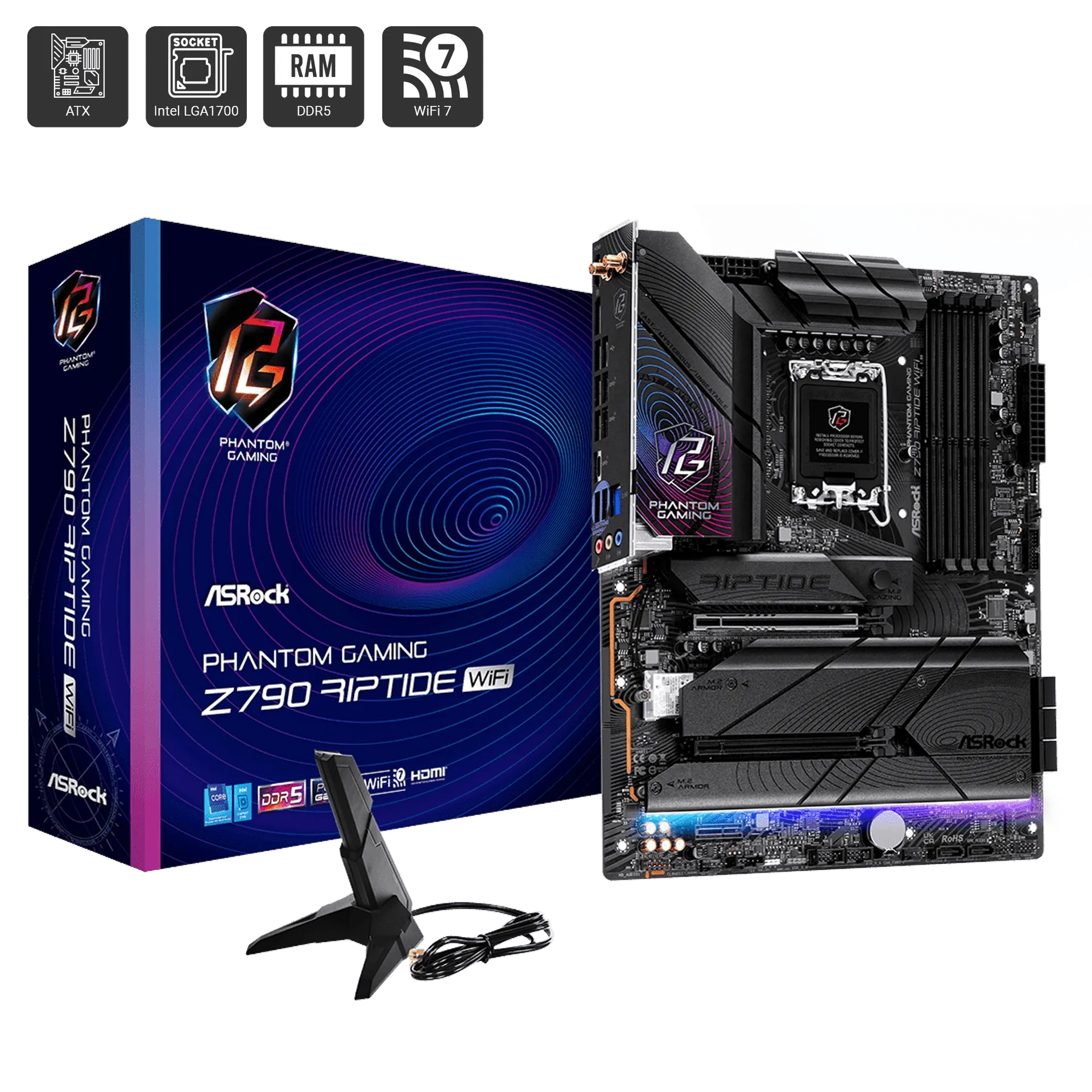 Phantom Gaming Z790 Riptide WIFI D5 