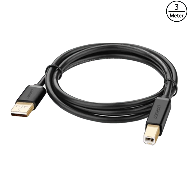 USB-B to USB-A Printer Cable